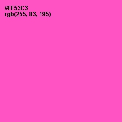 #FF53C3 - Orchid Color Image