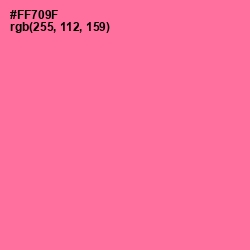 #FF709F - Deep Blush Color Image