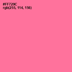 #FF729C - Froly Color Image