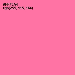 #FF73A4 - Hot Pink Color Image