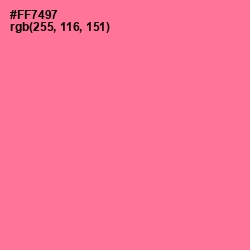 #FF7497 - Froly Color Image