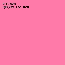 #FF7AA9 - Hot Pink Color Image