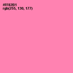 #FF82B1 - Tickle Me Pink Color Image