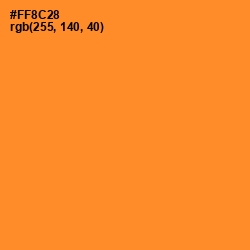 #FF8C28 - Neon Carrot Color Image