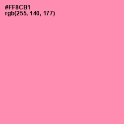#FF8CB1 - Pink Salmon Color Image