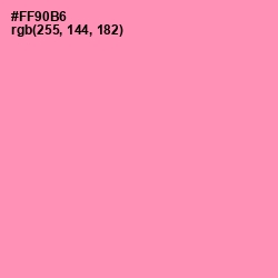 #FF90B6 - Pink Salmon Color Image