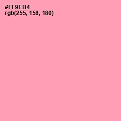 #FF9EB4 - Wewak Color Image
