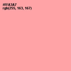 #FFA3A7 - Cornflower Lilac Color Image