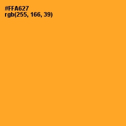 #FFA627 - Sea Buckthorn Color Image