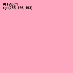 #FFA6C1 - Carnation Pink Color Image