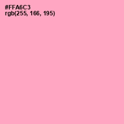 #FFA6C3 - Carnation Pink Color Image