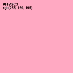 #FFA9C3 - Carnation Pink Color Image