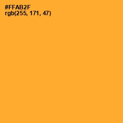 #FFAB2F - Sea Buckthorn Color Image