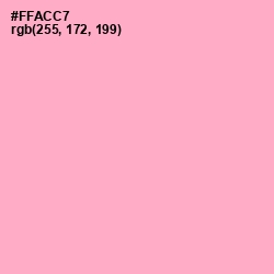 #FFACC7 - Carnation Pink Color Image