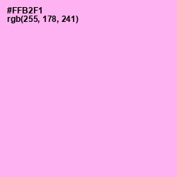 #FFB2F1 - Lavender Rose Color Image