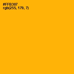 #FFB307 - Selective Yellow Color Image