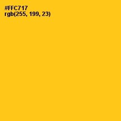 #FFC717 - Lightning Yellow Color Image