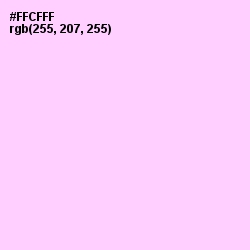 #FFCFFF - Pink Lace Color Image
