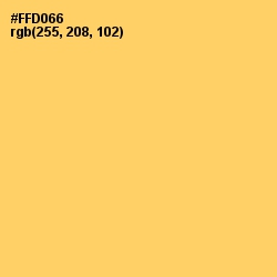 #FFD066 - Goldenrod Color Image