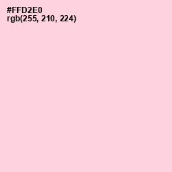 #FFD2E0 - Pig Pink Color Image