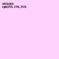 #FFD2FD - Pink Lace Color Image