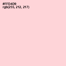#FFD4D9 - Pastel Pink Color Image