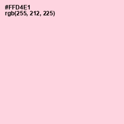 #FFD4E1 - Pig Pink Color Image