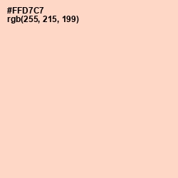 #FFD7C7 - Tuft Bush Color Image