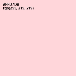 #FFD7DB - Pastel Pink Color Image