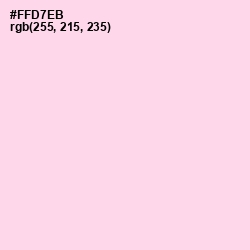 #FFD7EB - Pig Pink Color Image