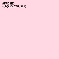 #FFD8E3 - Pig Pink Color Image