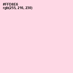 #FFD8E6 - Pig Pink Color Image