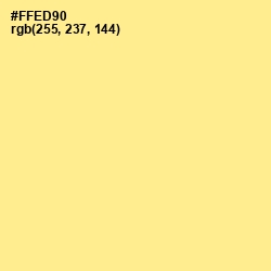 #FFED90 - Golden Glow Color Image