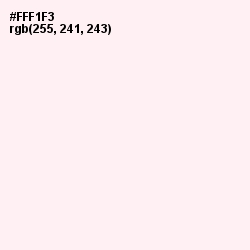 #FFF1F3 - Chardon Color Image