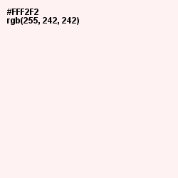 #FFF2F2 - Chardon Color Image