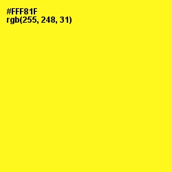 #FFF81F - Broom Color Image
