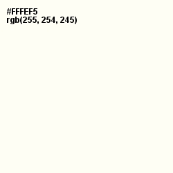 #FFFEF5 - Black White Color Image