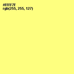 #FFFF7F - Paris Daisy Color Image