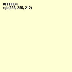 #FFFFD4 - Cumulus Color Image