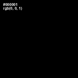 #000001 - Black Color Image