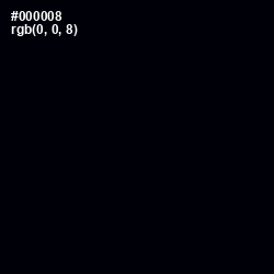 #000008 - Black Color Image