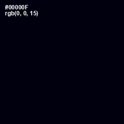 #00000F - Black Color Image