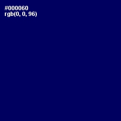 #000060 - Arapawa Color Image