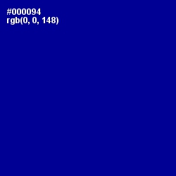 #000094 - Navy Blue Color Image