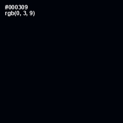 #000309 - Black Color Image