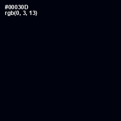 #00030D - Black Color Image