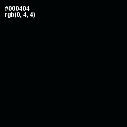 #000404 - Black Color Image