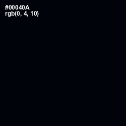 #00040A - Black Color Image