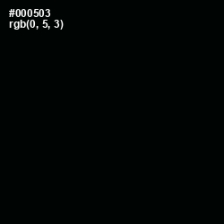 #000503 - Black Color Image