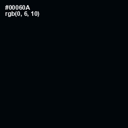 #00060A - Black Color Image